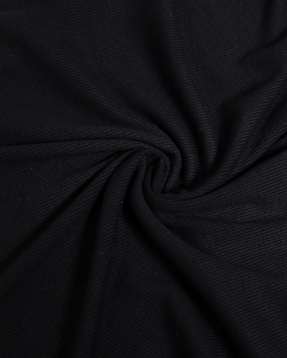Long sleeve midden zandloper Jurk met Shapewear